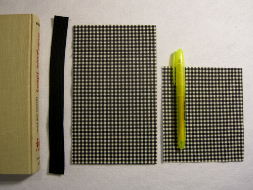 Pocket Bookmark Tutorial - Materials List
