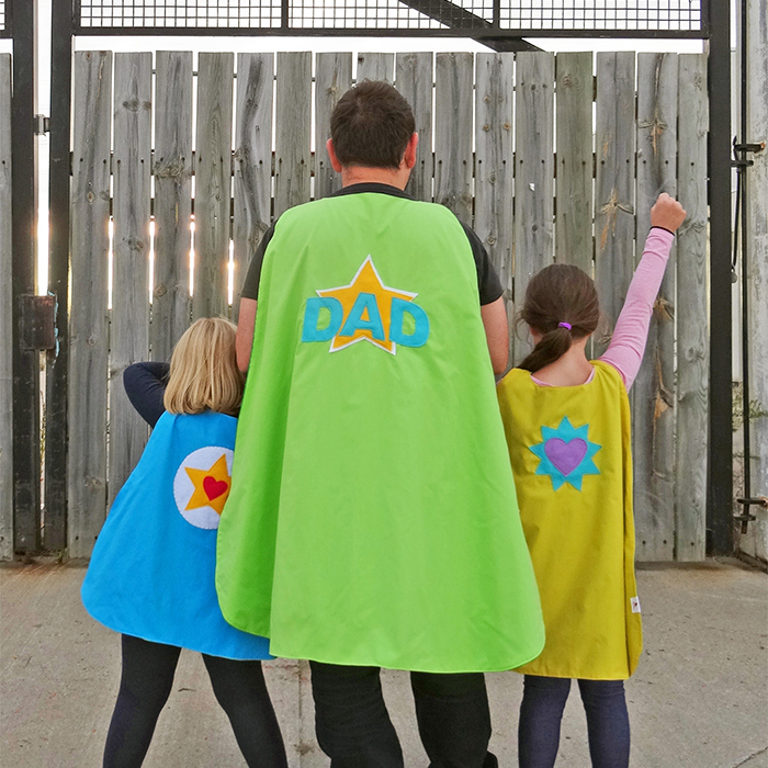 Free Super Hero Cape Sewing Pattern