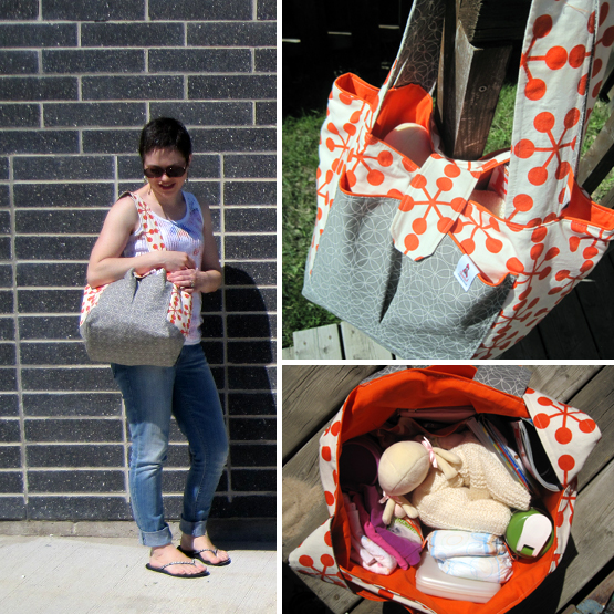 Sew Much Ado Diaper Bag à la Thread Riding Hood