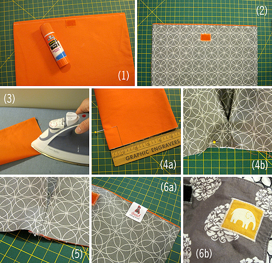 Sew Much Ado Diaper Bag à la Thread Riding Hood - Step 2