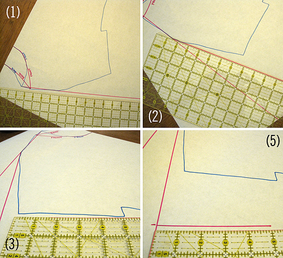 How to Draft and Sew a Dolman Sleeve Tee - Step 3