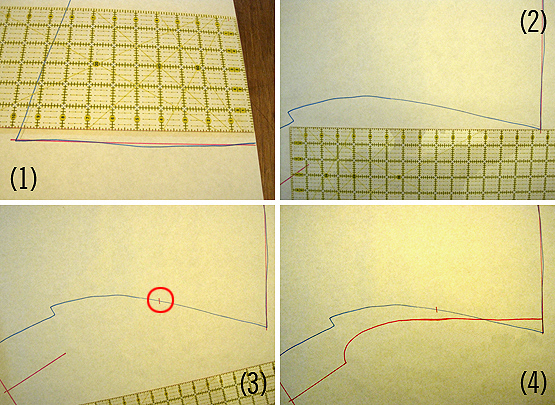 How to Draft and Sew a Dolman Sleeve Tee - Step 4