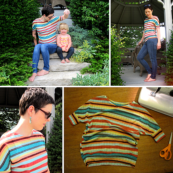 Thread Riding Hood - How to Draft and Sew a Dolman Sleeve Tee