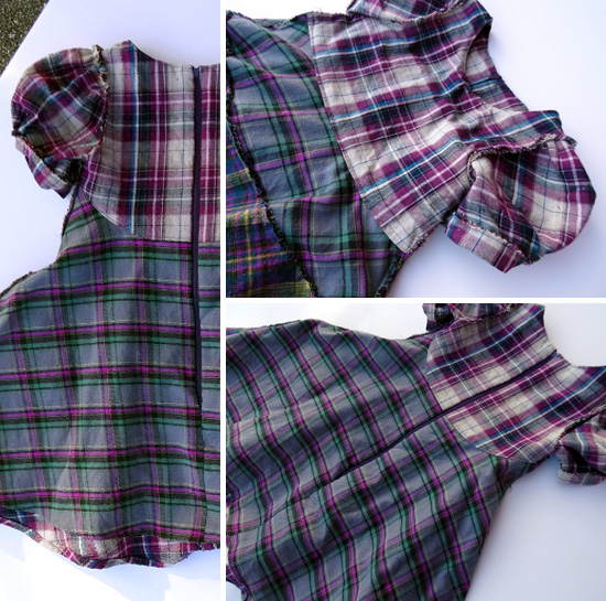 Ruffled Plaid Madness - Inside