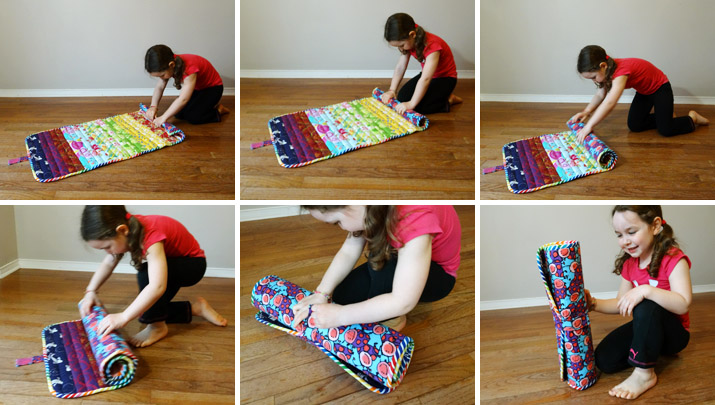 Thread Riding Hood - Quilted Classroom Mat {tutorial}