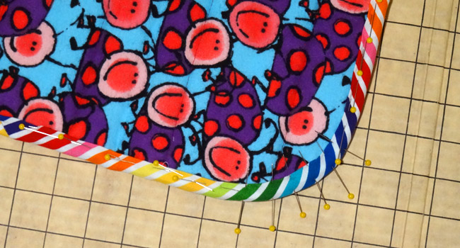 Thread Riding Hood - Quilted Classroom Mat: Step 10