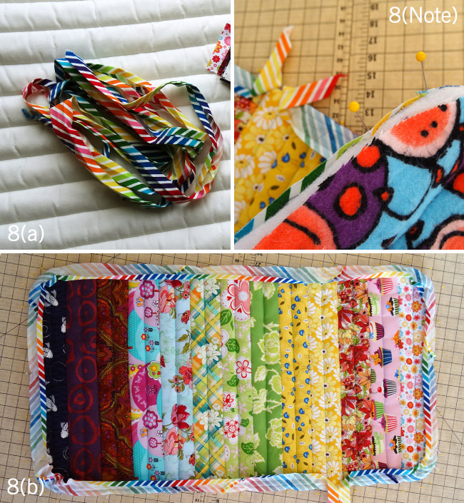 Thread Riding Hood - Quilted Classroom Mat: Step 8