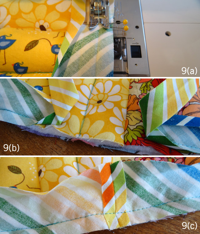 Thread Riding Hood - Quilted Classroom Mat: Step 9