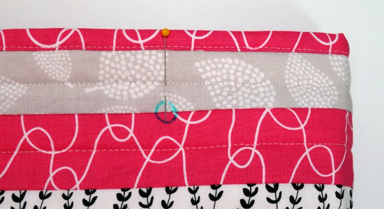 Spring Market Tote Tutorial - Step 24 Mini Tote Grommets