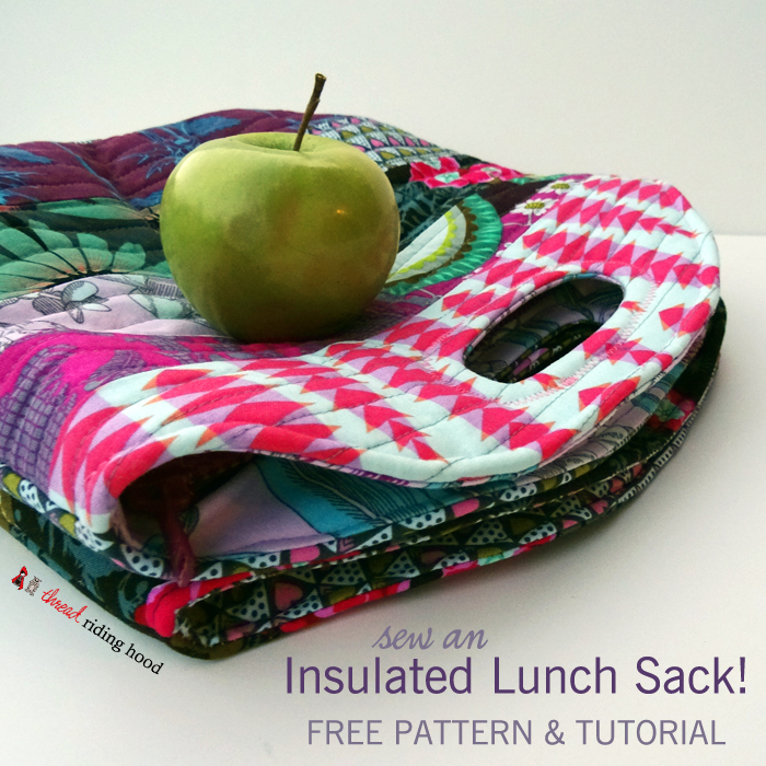 Thread Riding Hood - Insulated Lunch Sack Tutorial 6
