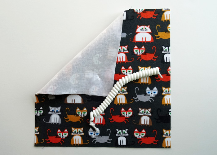 Quiet Book Sew-Along - Telephone Page - Step 2