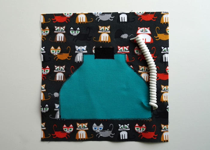 Quiet Book Sew-Along - Telephone Page - Step 5
