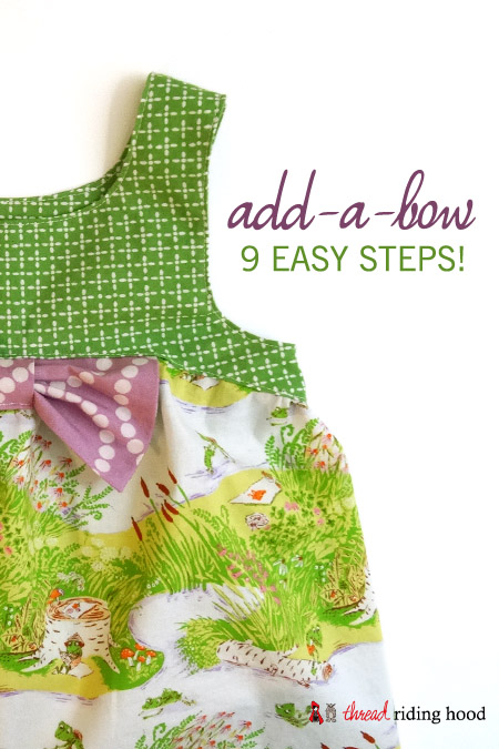 Thread Riding Hood - Add a Bow in Nine Easy Steps