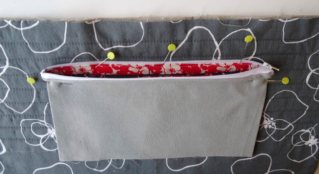 Cargo Duffle Zipper Pocket Step 15 Tutorial