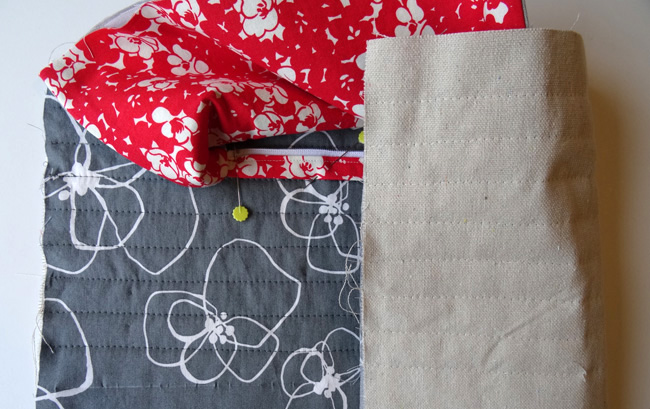 Cargo Duffle Zipper Pocket Step 17 Tutorial
