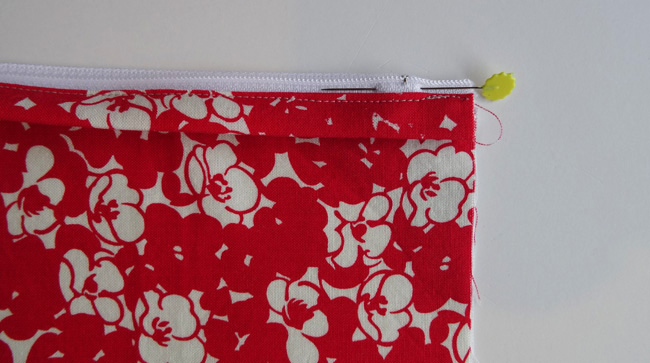 Cargo Duffle Zipper Pocket Step 7 Tutorial