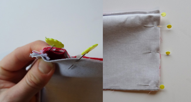 Cargo Duffle Zipper Pocket Step 8 Tutorial