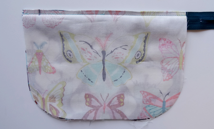 TRH Cat-Eye Pouch Tutorial - Zipper 2