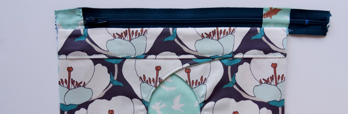 TRH Cat-Eye Pouch Tutorial - Zipper 4