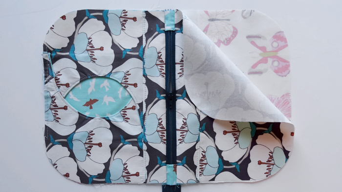TRH Cat-Eye Pouch Tutorial - Zipper 7