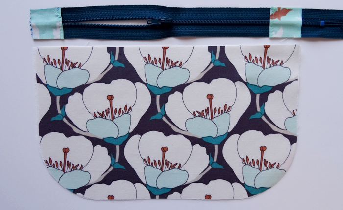 TRH Cat-Eye Pouch Tutorial - Zipper End 2