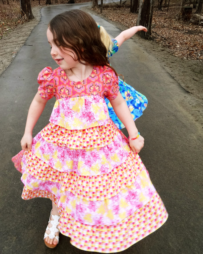 Spring Bloom Bella Caronia from Windham sewn by Thread Riding Hood