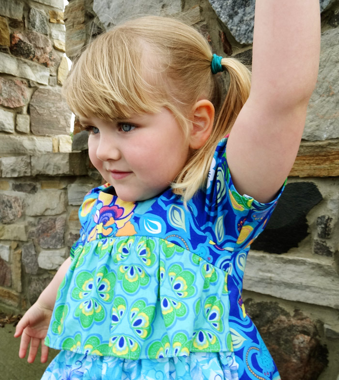 Spring Bloom Bella Caronia from Windham sewn by Thread Riding Hood