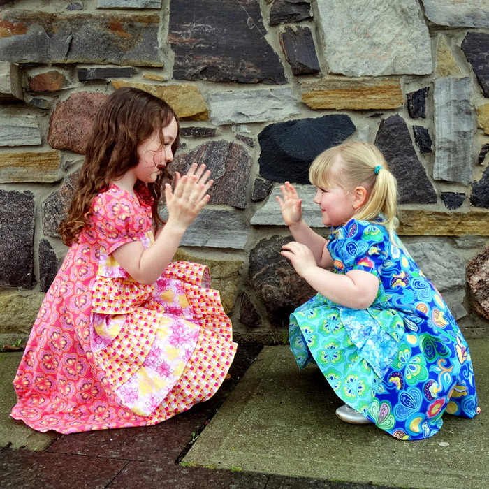 Spring Bloom Bella Caronia from Windham sewn by Thread Riding Hood