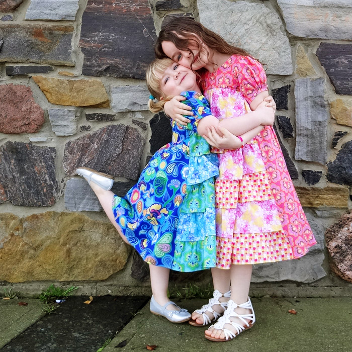 Spring Bloom Bella Caronia from Windham sewn by Thread Riding Hood