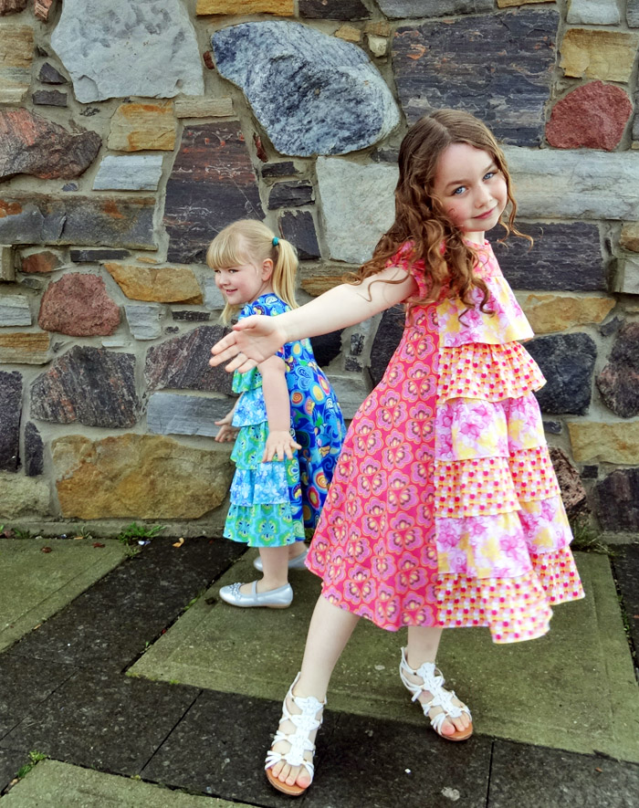 Spring Bloom Bella Caronia from Windham sewn by Thread Riding Hood