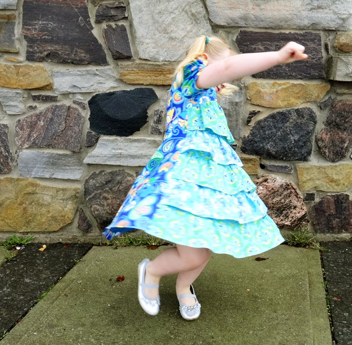 Spring Bloom Bella Caronia from Windham sewn by Thread Riding Hood