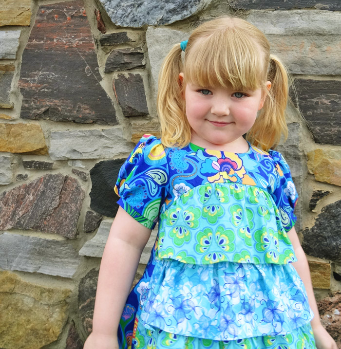 Spring Bloom Bella Caronia from Windham sewn by Thread Riding Hood