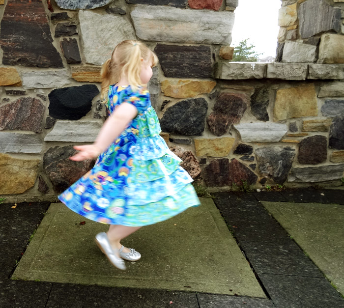 Spring Bloom Bella Caronia from Windham sewn by Thread Riding Hood