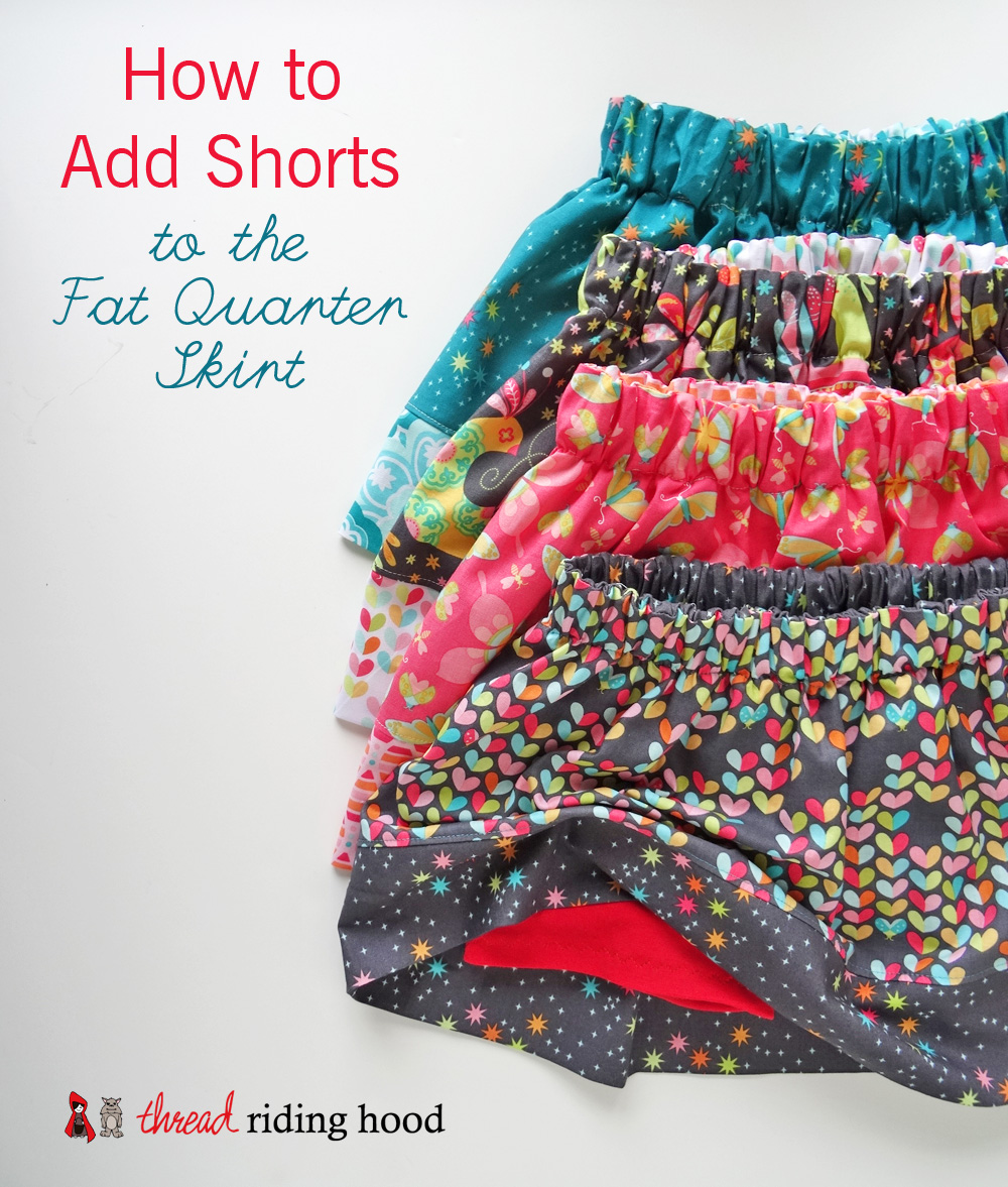 Thread Riding Hood - Add Shorts Tutorial