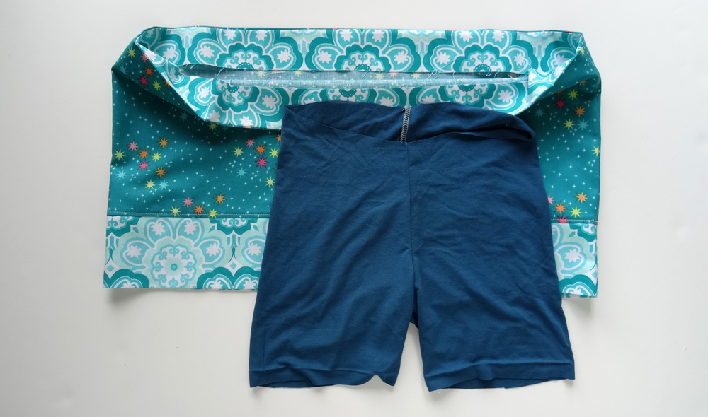 Thread Riding Hood - Add Shorts Tutorial Step 1