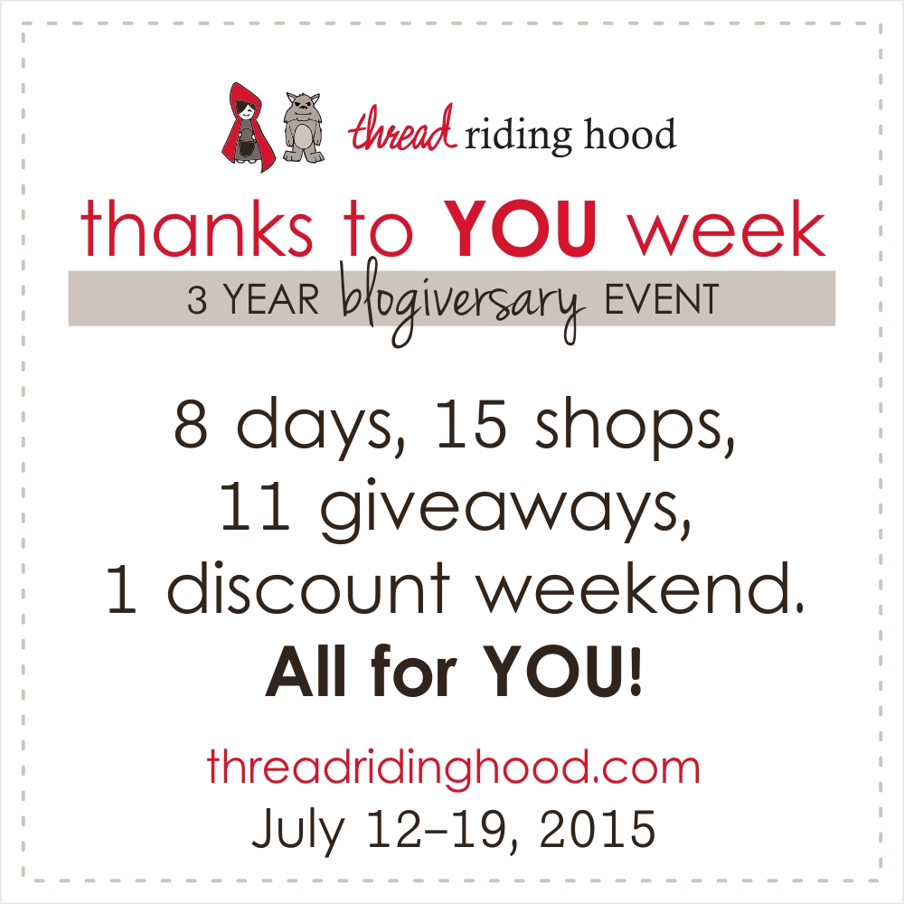 Thanks to YOU Week Event Thanks to YOU Week - 3 Year Blogiversary Event