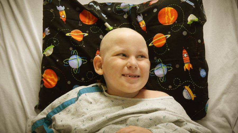 Ryan's Case for Smiles - Child with Pillowcase