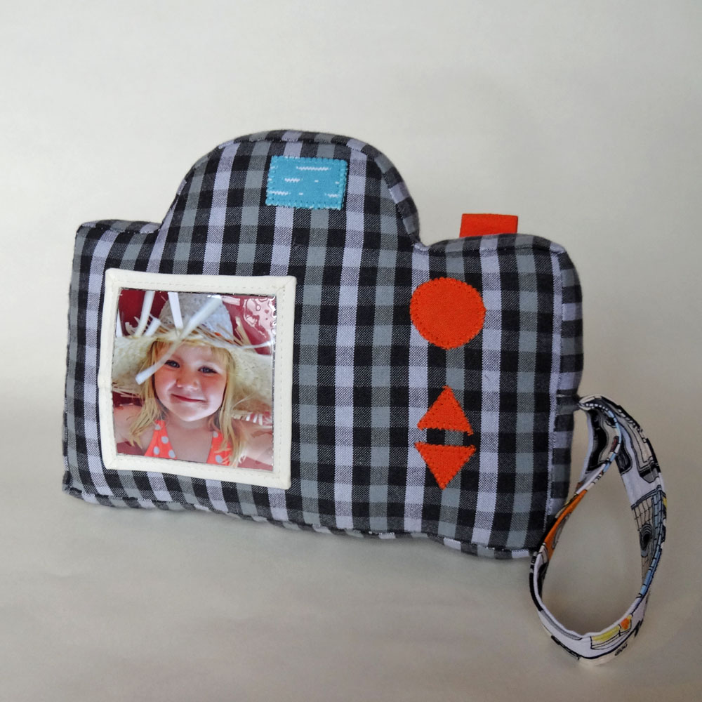 Camera Softie Back View Little Photographer -