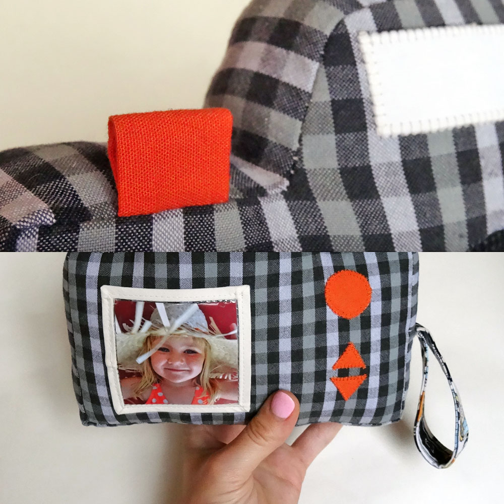Camera Softie Little Photographer Split Close-Up -