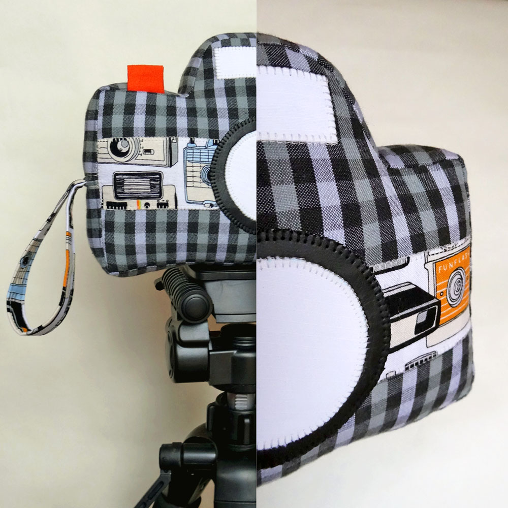 Camera Softie on Tripod Split - Little Photographer