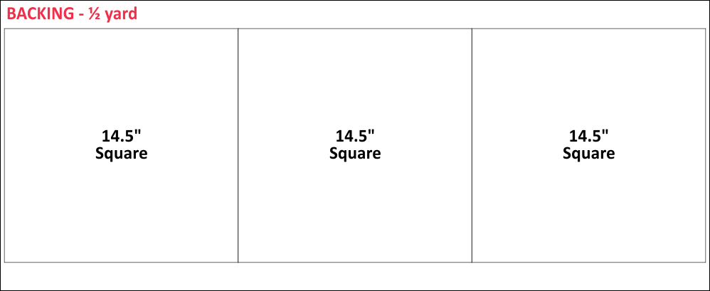 Cutting Layout - Backing