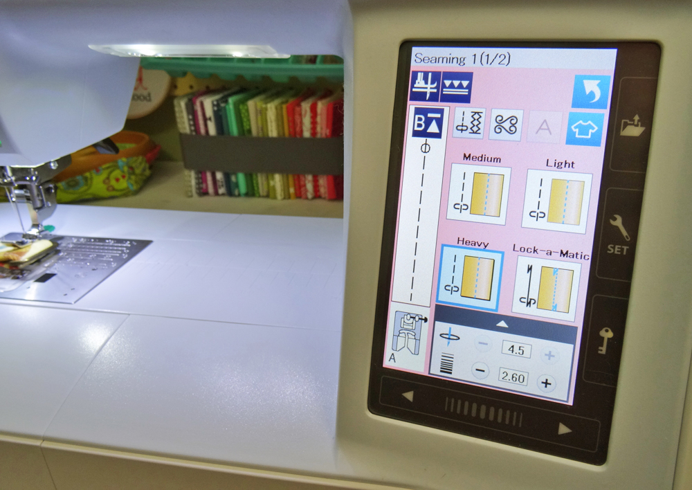 Janome Skyline S7 - Heavy Fabric Setting