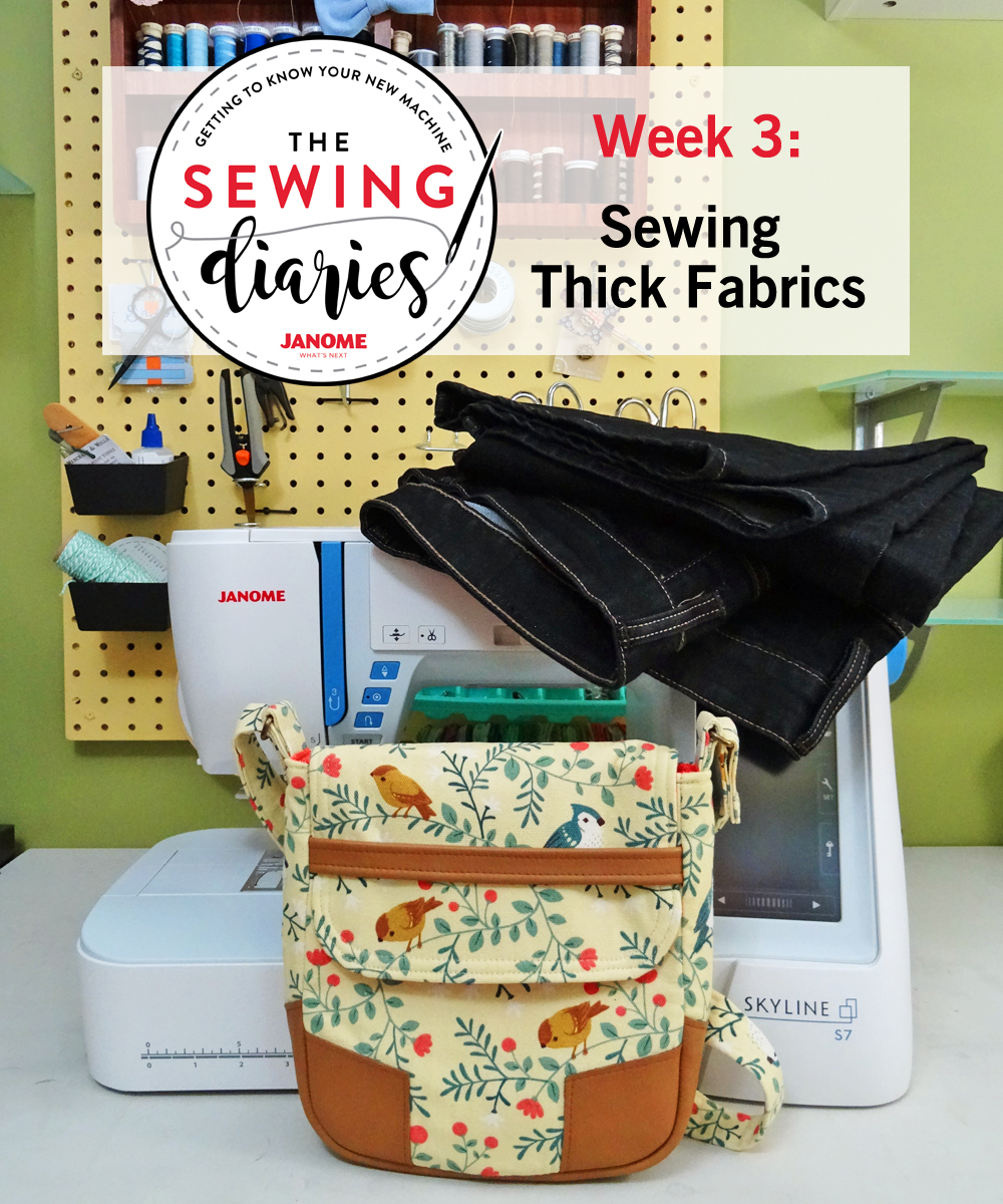 The Sewing Diaries - Week 3 Heavier Fabrics