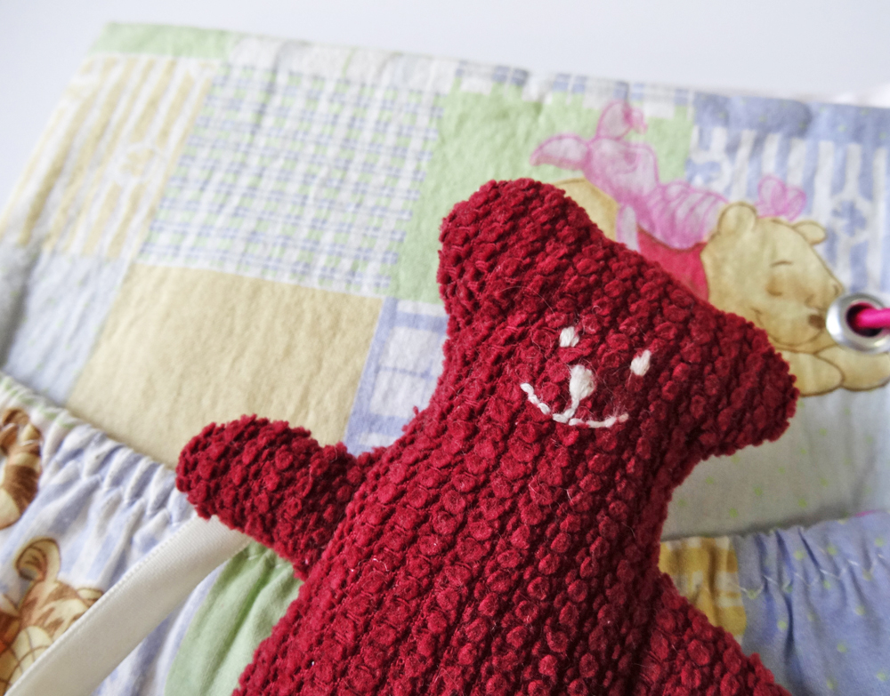 Close-Up Quiet Book Teddy Bear