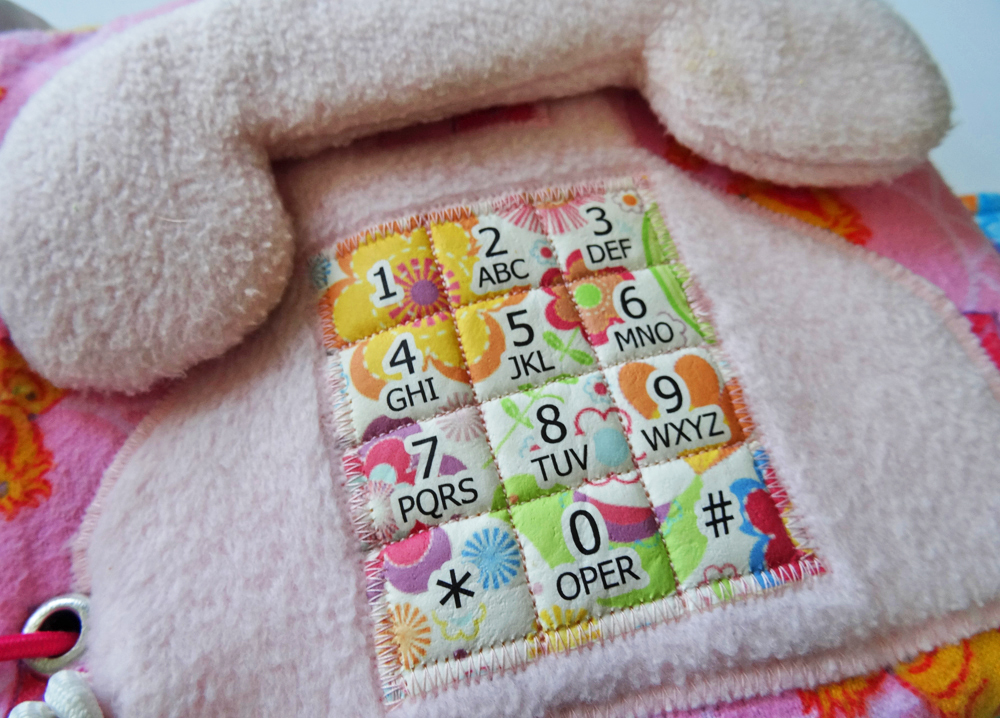 Close-Up Quiet Book Telephone