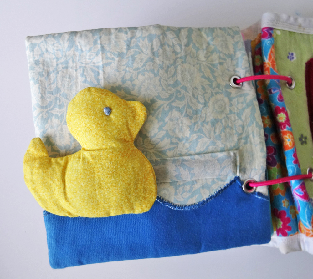 Quiet Book Ducky Left