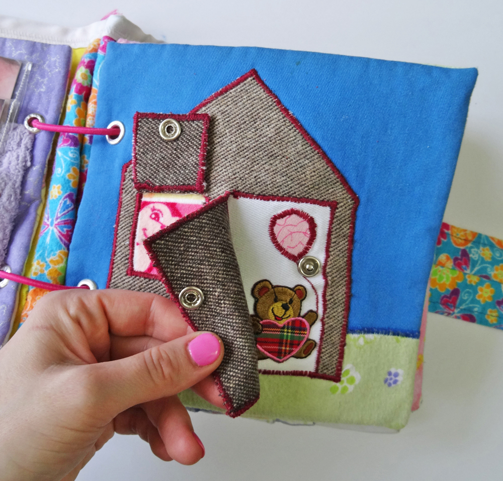 Quiet Book House Open