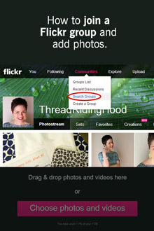 Thread Riding Hood - Flickr Tutorial