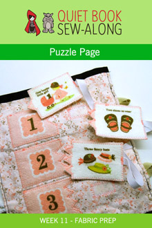 Thread Riding Hood - Quiet Book Sew-Along Wk 11