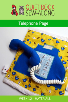 Thread Riding Hood - Quiet Book Sew-Along Wk 12
